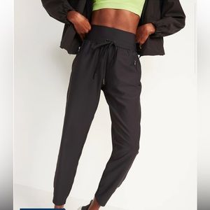 Old Navy High-Waisted PowerSoft Zip Jogger Pants